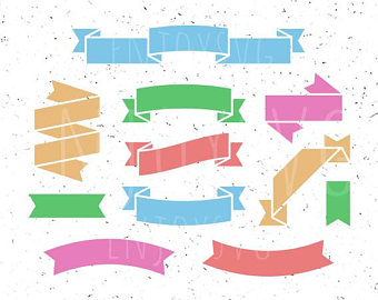 340x270 Ribbon Banner Svg Etsy