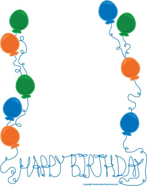 475x600 Birthday Border Clipart 2 Nice Clip Art
