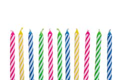 242x160 Birthday Candle Border Clipart