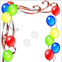 200x200 Birthday Border Clipart