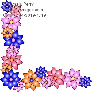 300x299 Hawaiian Flower Clip Art Borders Clipart Panda