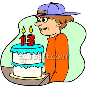 300x289 Birthday Cake Boy Clipart