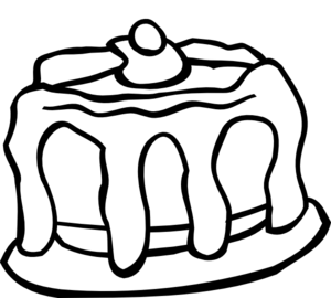 300x270 Cake With Cherry Clip Art