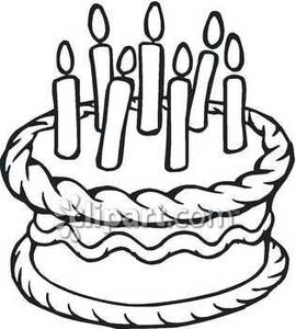 270x300 Cake Black And White Clipart Cliparthut