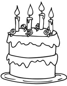 236x301 Pictures Slice Of Cake Birthday Coloring Pages Spanish This