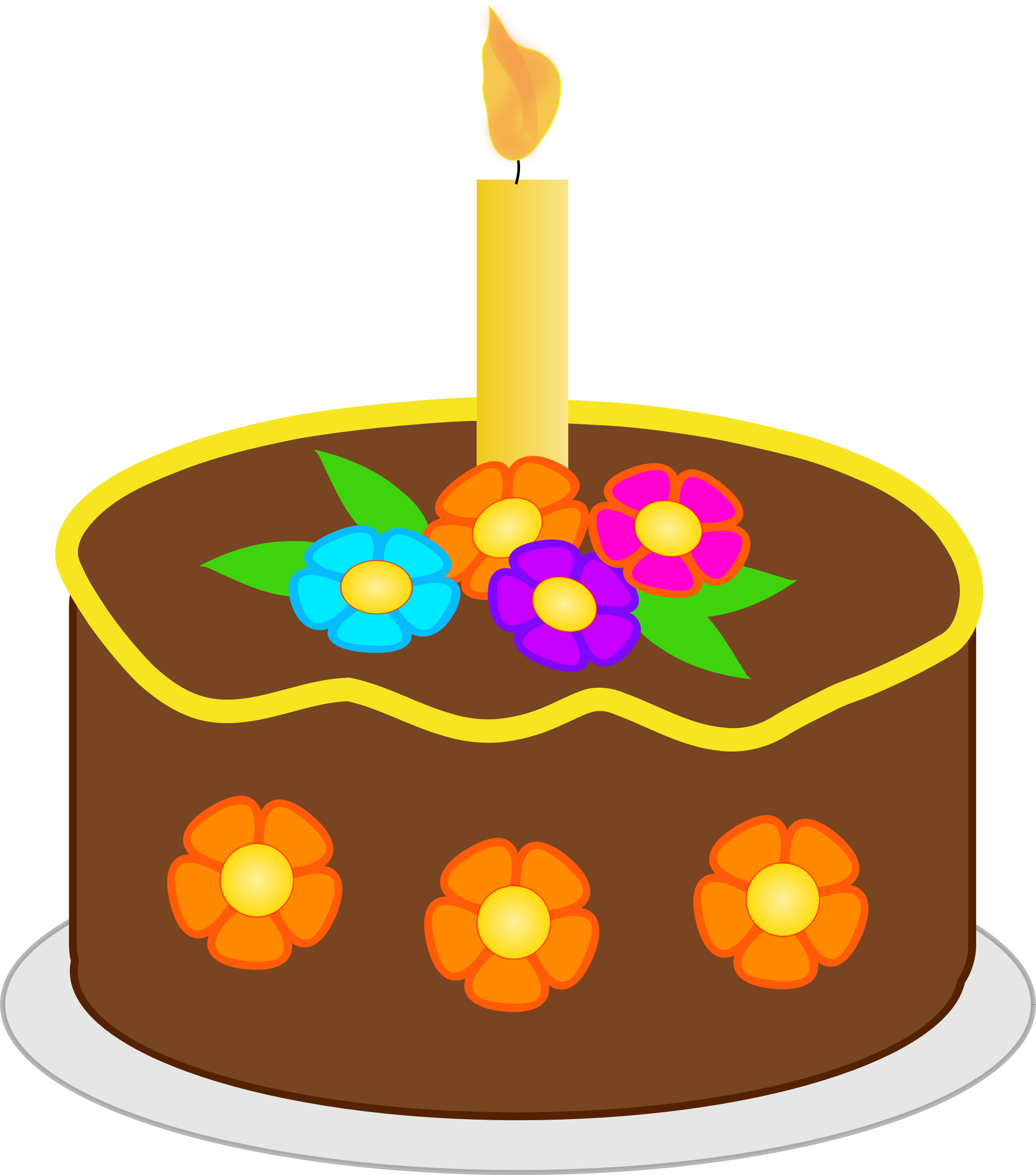 2078x2356 Falling Clipart Birthday Cake