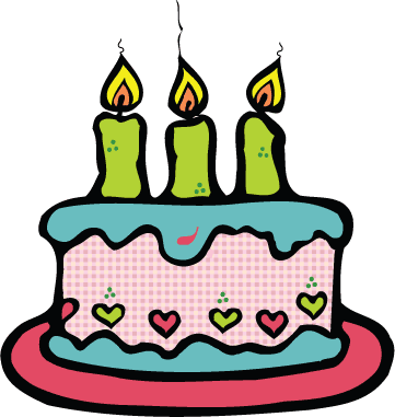 361x381 Download Birthday Clip Art ~ Free Clipart Of Birthday Cake