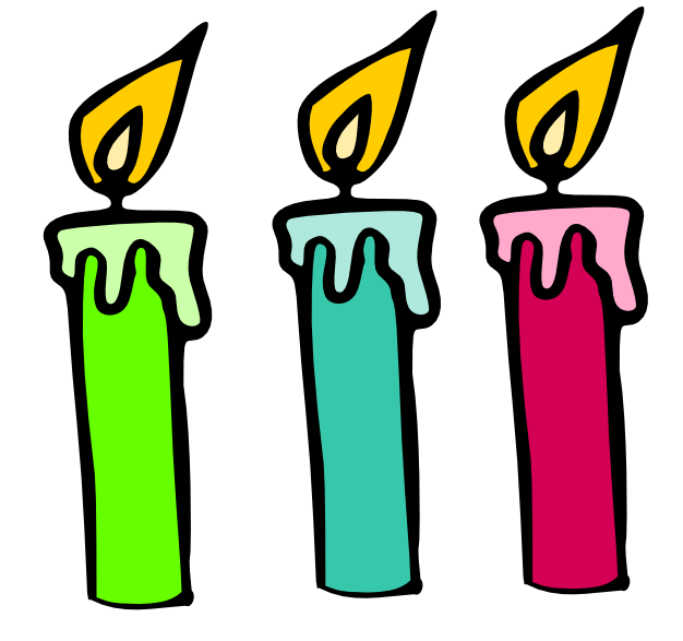 626x587 Birthday Candle Clipart 4 Of Birthday Candles Clip Art Image