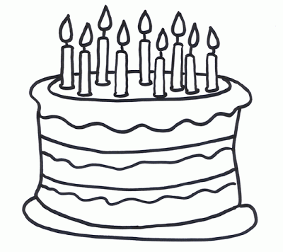 Birthday Candle Clipart Black And White | Free download on ClipArtMag
