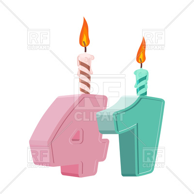 Birthday Candles Clipart 