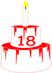 210x298 18bdaycake Clip Art