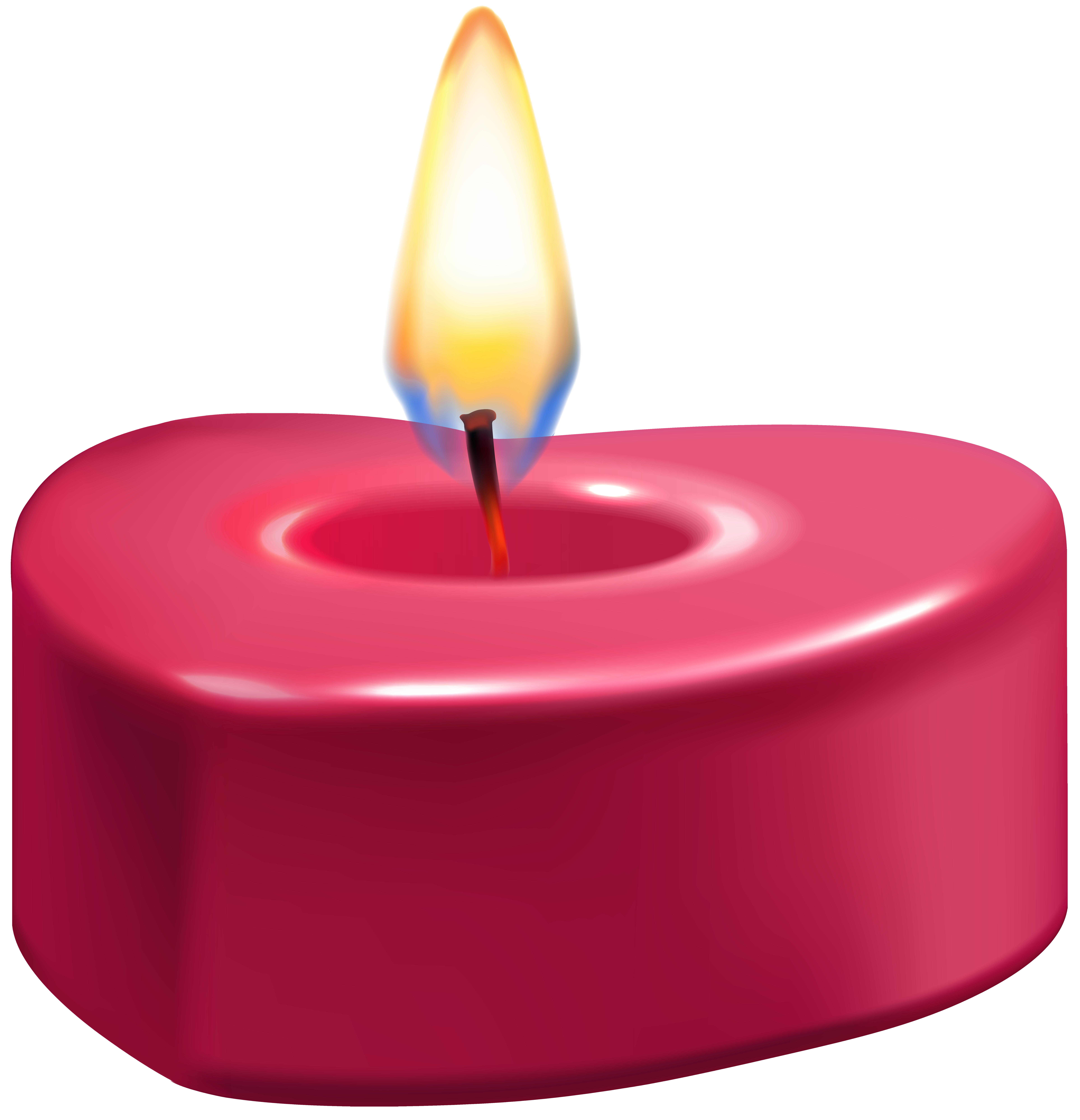 7710x8000 Heart Candle Png Clip Art