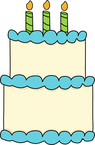 326x500 Birthday Cake Clip Art