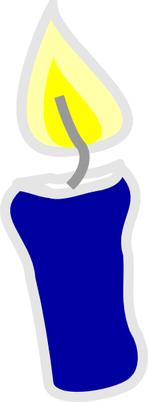 216x587 Birthday Candle Clip Art