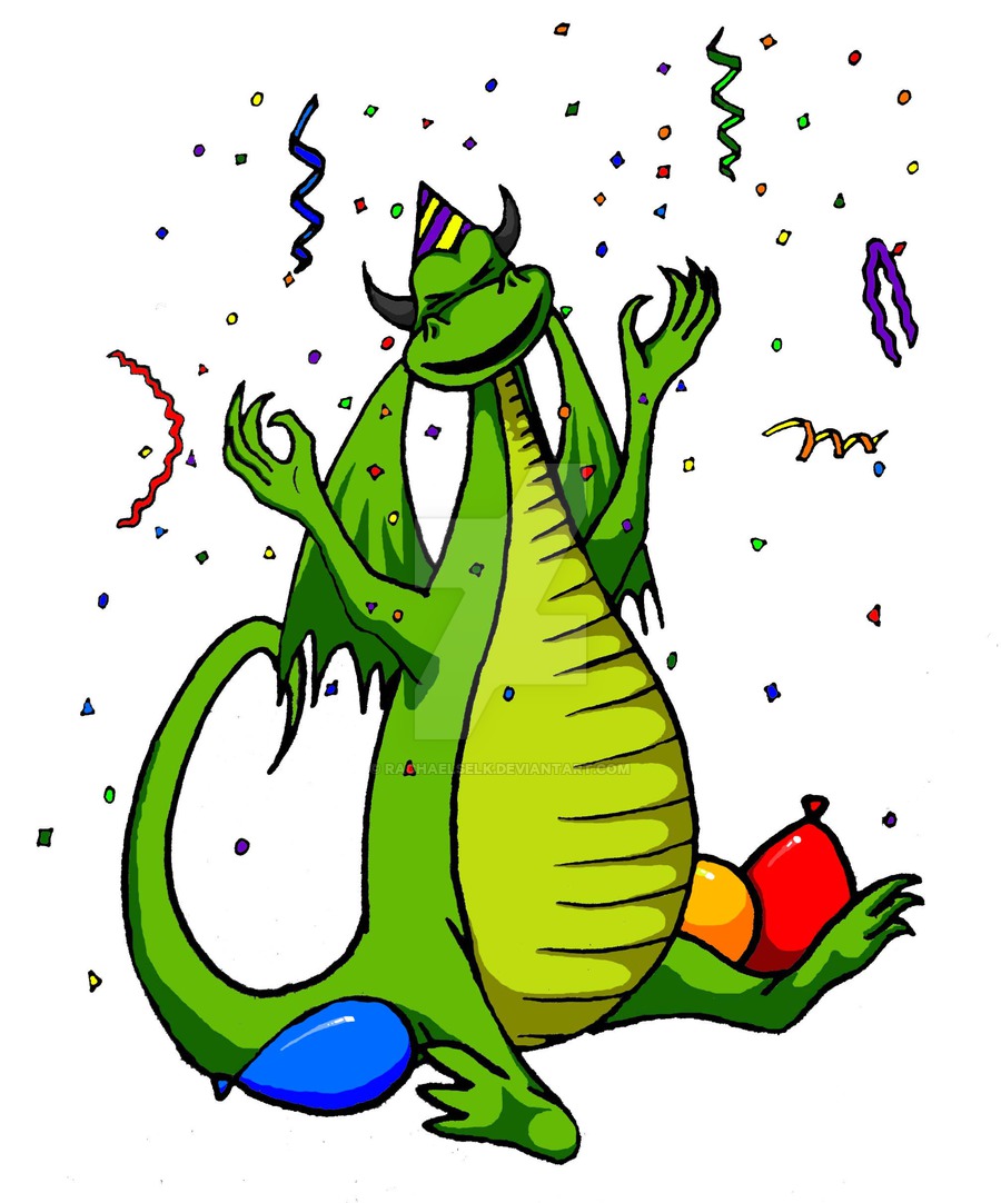 900x1082 Happy Birthday Dragon By Rachaelselk