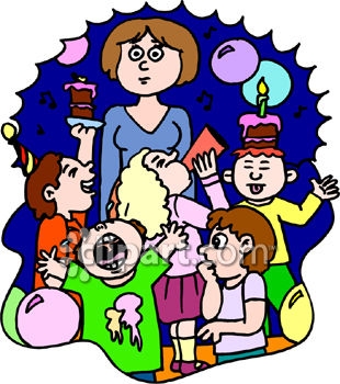 310x350 Birthday Party Clipart