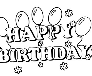Birthday Clipart Black And White | Free download on ClipArtMag