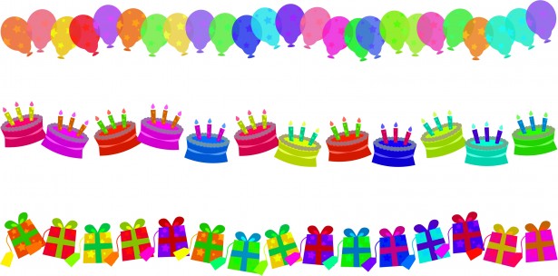 615x304 Free Birthday Borders Happy Border Clip Art 2