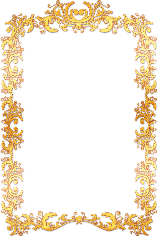 533x800 Graphics For Transparent Gold Border Graphics