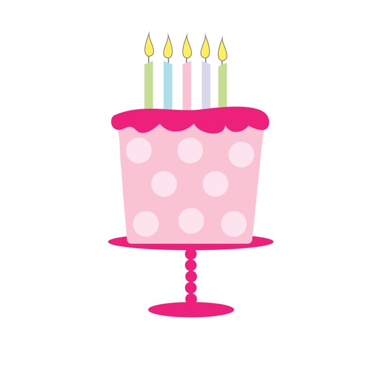736x736 Small Birthday Cake Clip Art