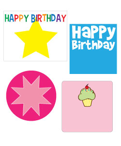 250x300 Free Birthday Clipart! Printable Favor Tags, Pennant Banners