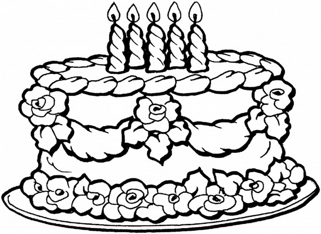 1048x764 Great Happy Birthday Coloring Page 24 For Your Coloring Pages