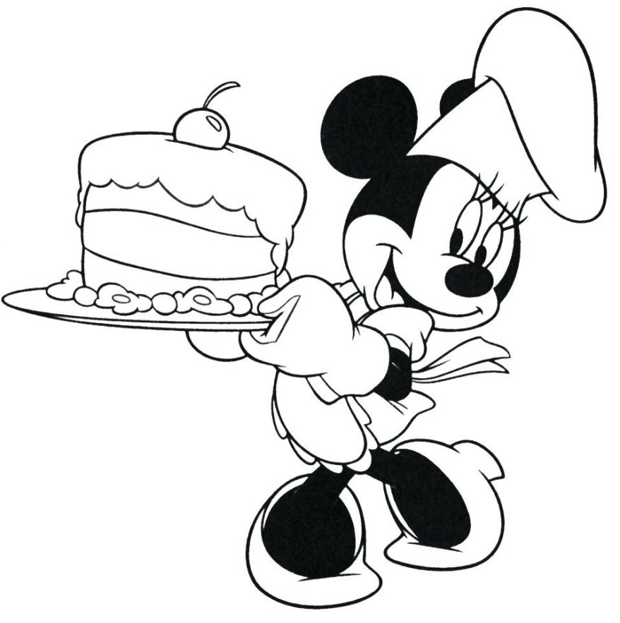 878x883 Best Birthday Coloring Pages Ideas On New Mickey Mouse Happy 39