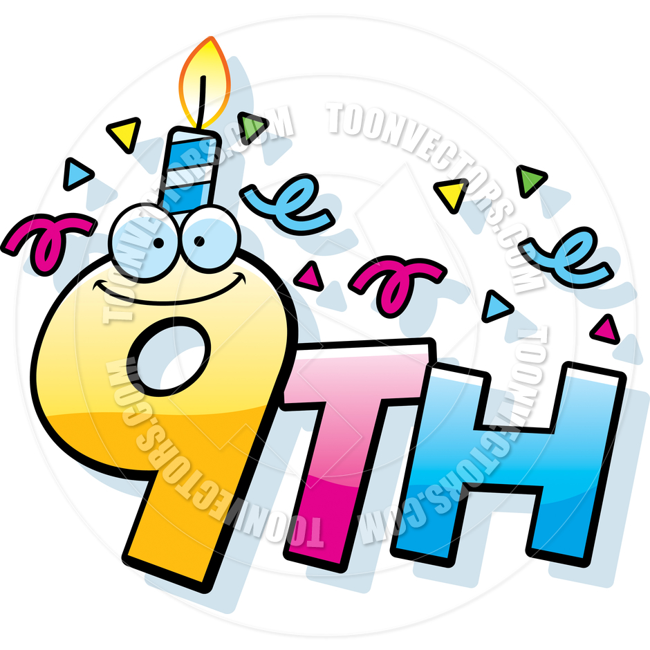 940x940 Cartoon 9th Birthday By Cory Thoman Toon Vectors Eps
