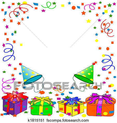 450x470 Clipart Of Happy Birthday Background K1815151