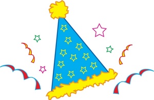 300x196 Free Party Hat Clip Art Image