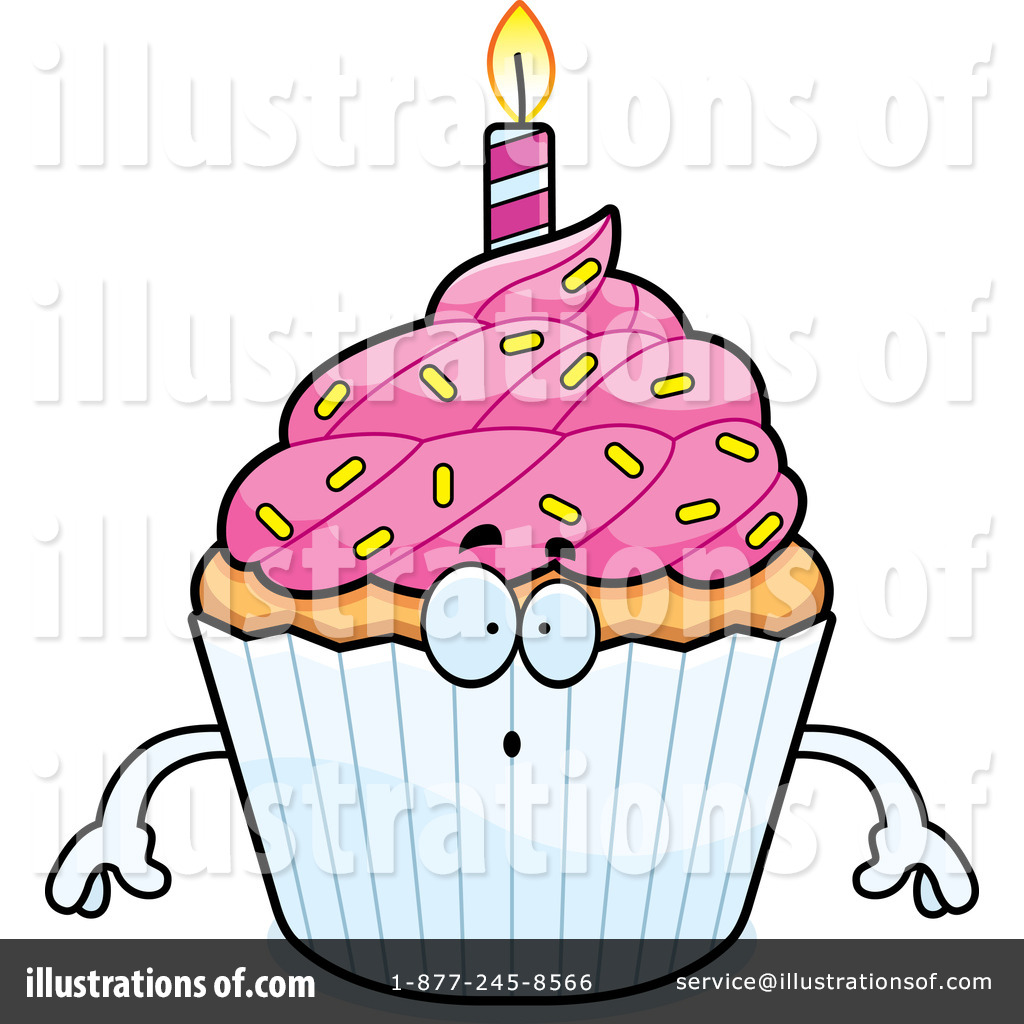 1024x1024 Birthday Cupcake Clipart