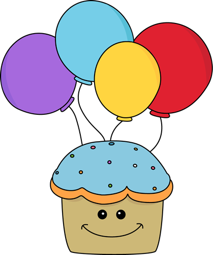 419x500 Birthday Cupcake Clipart