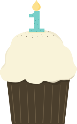 251x400 Vanilla Cupcake Clipart
