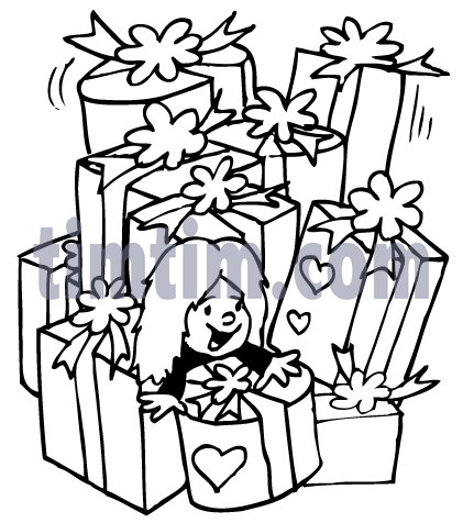 421x476 Free Drawing Of Birthday Girl Bw From The Category Valentines