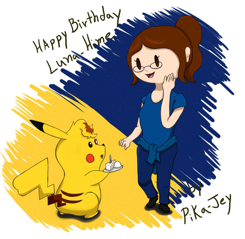 1024x998 Happy Birthday Drawing By 004 Pika Jey