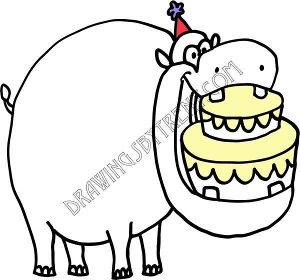 600x560 Birthday Cards Drawings By Trent