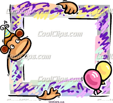 375x342 Birthday Clip Art Borders And Frames Clipart Panda