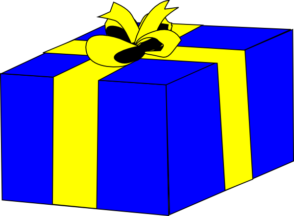 600x442 Birthday Gift Clipart