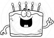 210x150 Clip Art Birthday Clip Art Black And White