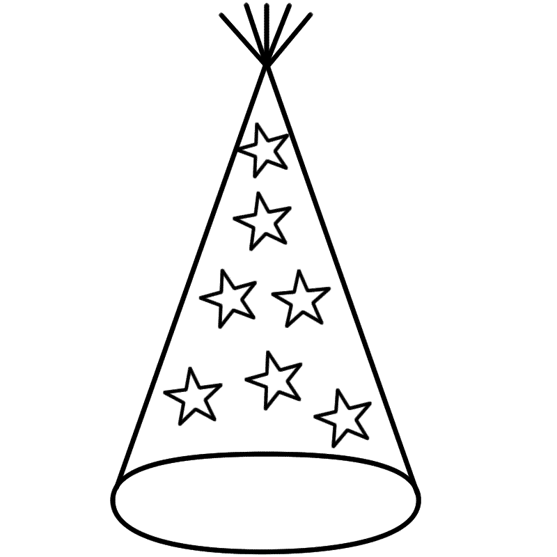 800x800 Triangle Clipart Party Hat