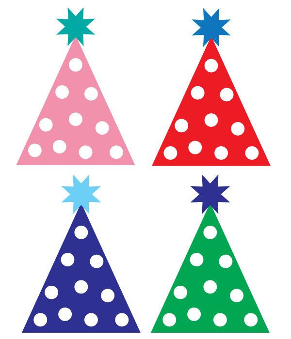 600x700 Birthday Hat Transparent Background Free Clipart 8