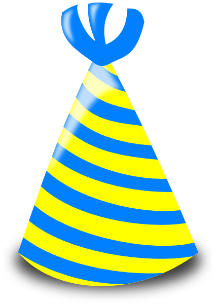 426x600 Yellow Birthday Hat Clipart