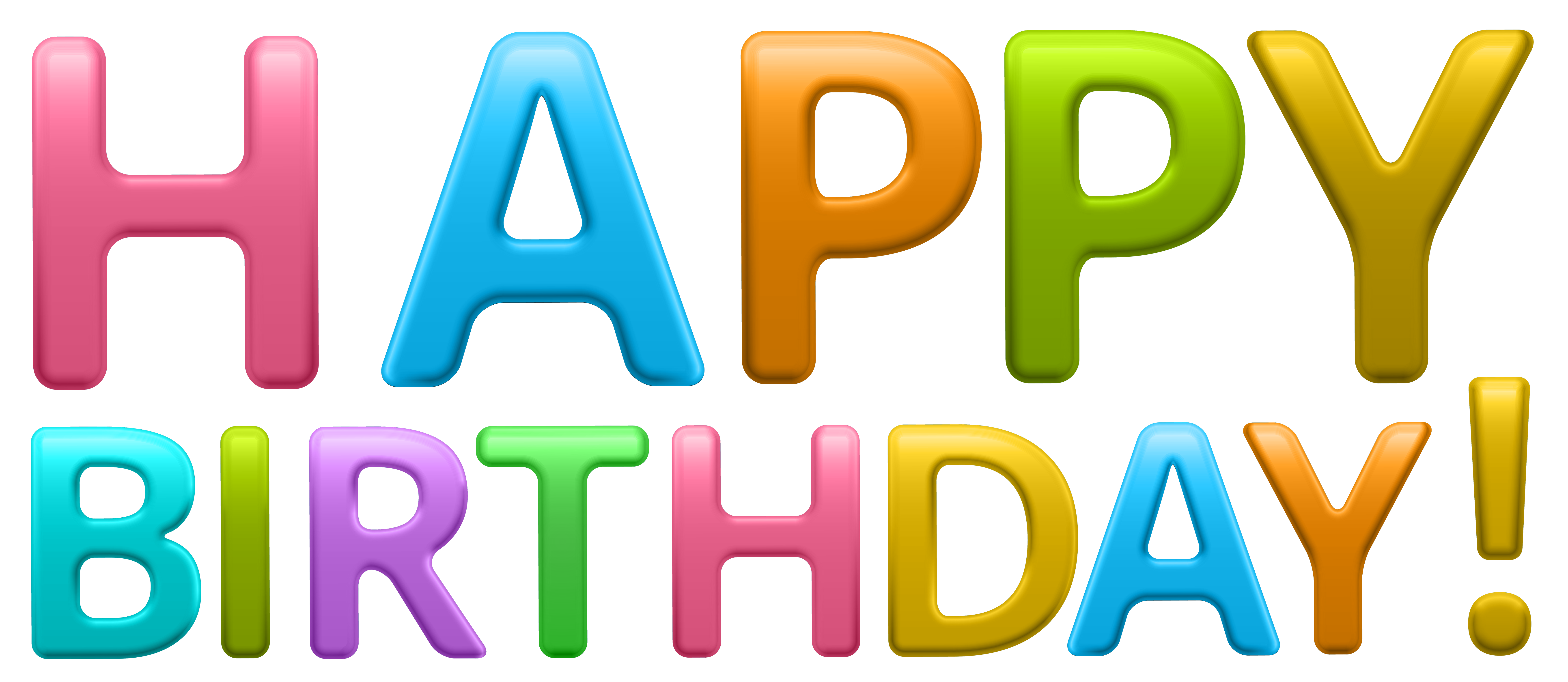 7000x3045 Colorful Happy Birthday Transparent Png Clip Art Imageu200b Gallery