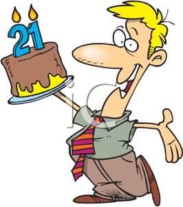 266x300 Guy Birthday Clipart