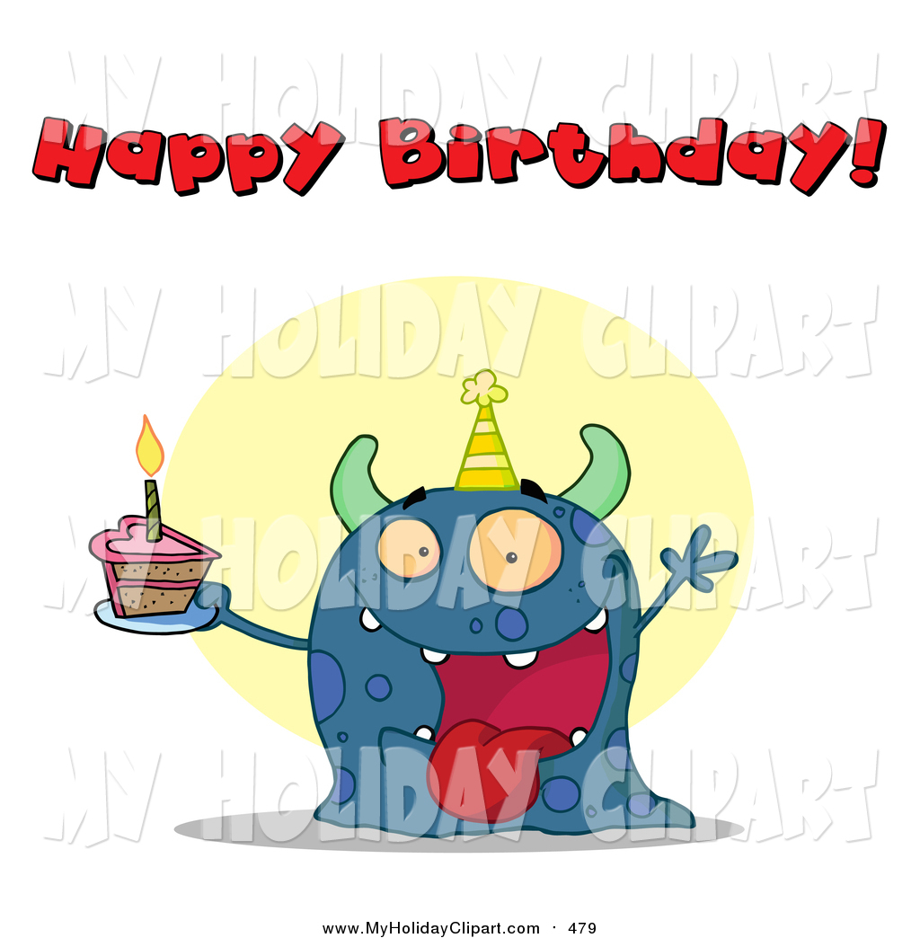 1024x1044 Clip Art Of A Happy Birthday Greeting Above A Blue Birthday