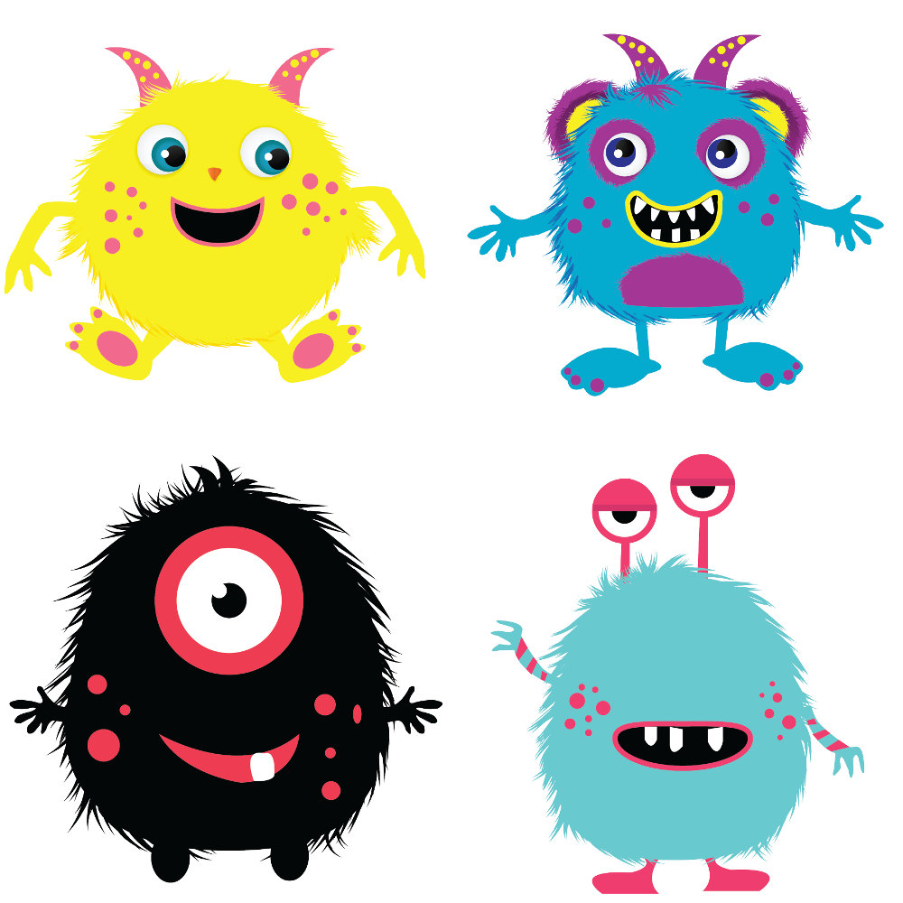 1000x1000 Alien Clipart Cute Birthday Monster
