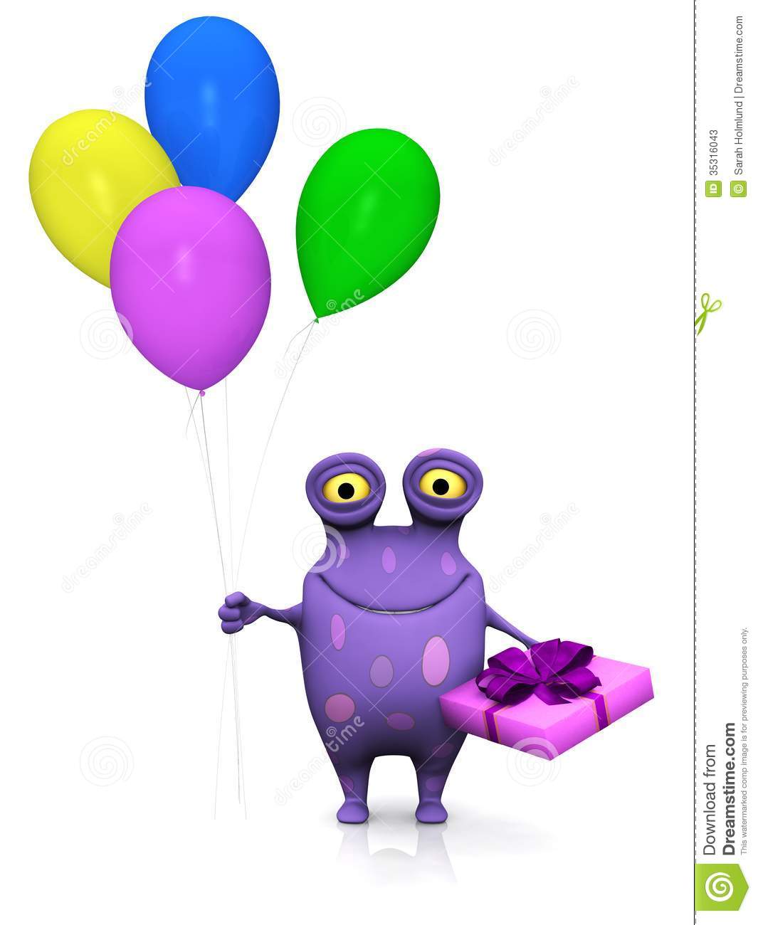 1065x1300 Balloon Clipart Monster