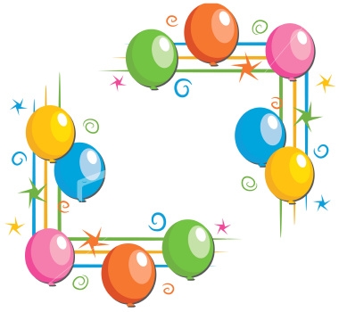 380x350 Clipart Birthday Borders