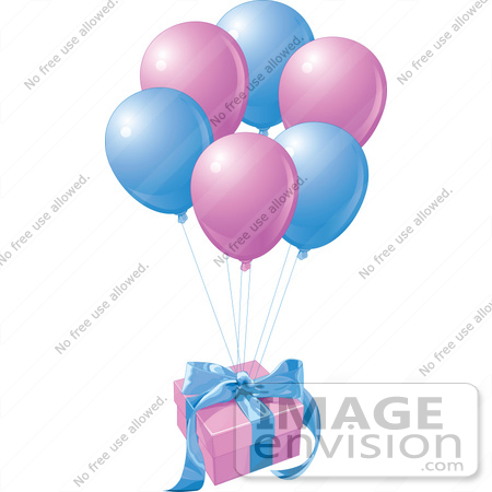450x450 Royalty Free (Rf) Clip Art Illustration Of A Birthday Gift