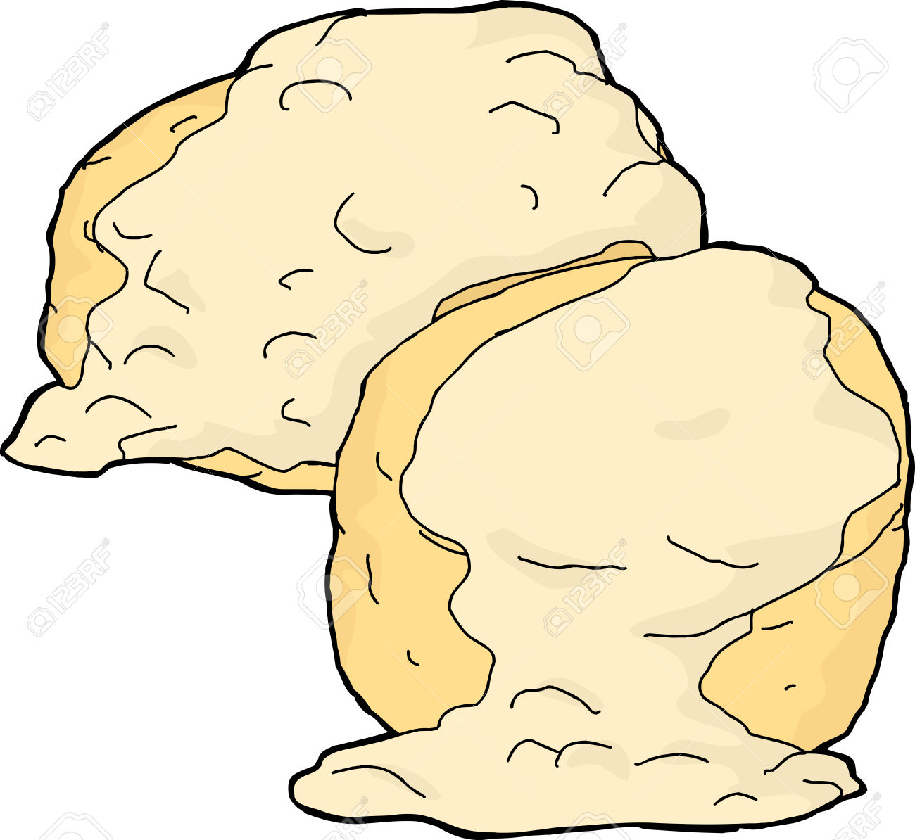 1300x1194 Biscuit Clipart Vector
